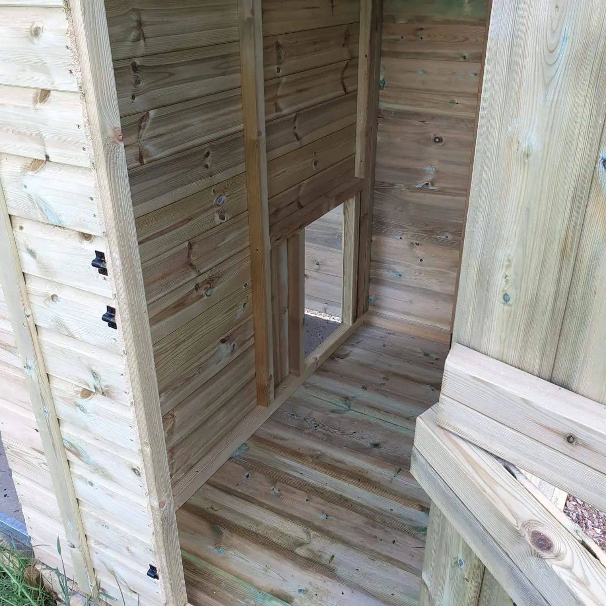 14x5ft pent duo internal