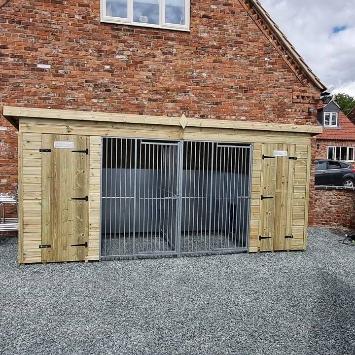15x5ft pent duo external insulation and galvanised pack
